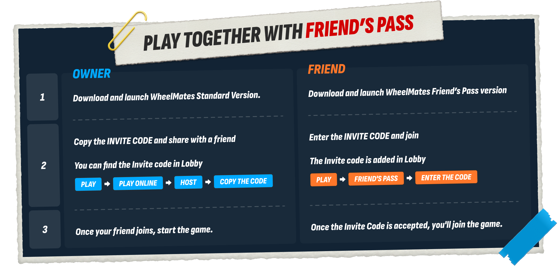 Official Friend’s Pass invite flow art from Firevolt
